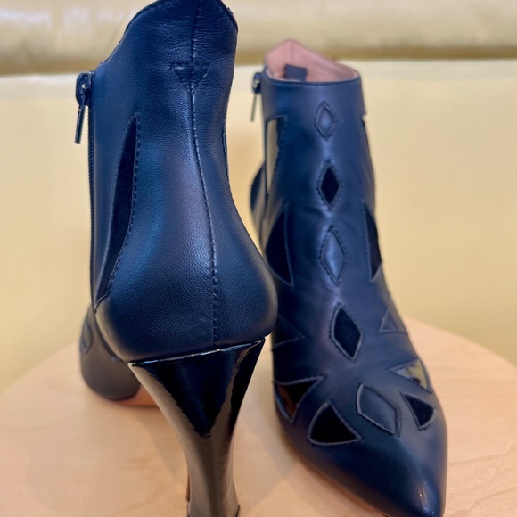 John Fluevog Twist Waltz Geometric Booties - Picture 2 of 14